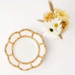 Petal Bamboo Starter Plate (Set Of 4)|Mrs. Alice Best