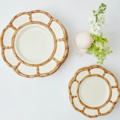 Petal Bamboo Starter Plate (Set Of 4)|Mrs. Alice Best