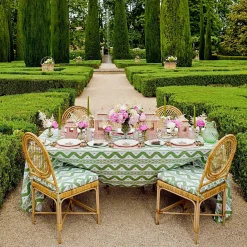 Pink & Green Pagoda Dinner Plate (Set Of 4)|Mrs. Alice Hot