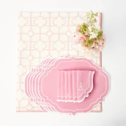 Pink Bamboo & Amelie Linen Set|Mrs. Alice Outlet