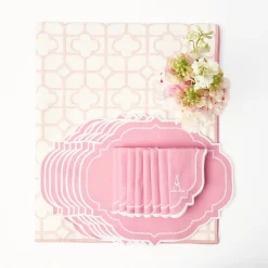 Pink Bamboo & Amelie Linen Set|Mrs. Alice Outlet