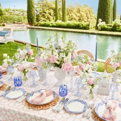 Pink Bamboo Tablecloth|Mrs. Alice