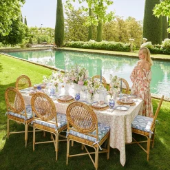 Pink Bamboo Tablecloth|Mrs. Alice