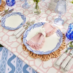 Pink Bamboo Tablecloth|Mrs. Alice