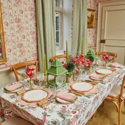 Pink Birdsong Tablecloth|Mrs. Alice Hot