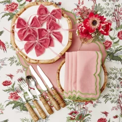 Pink Birdsong Tablecloth|Mrs. Alice Hot