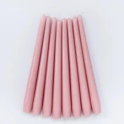 Pink Candles (Set Of 8)|Mrs. Alice Online