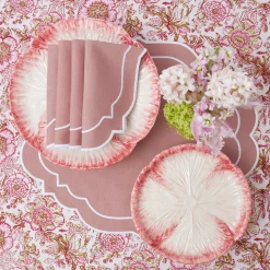 Pink Capri Lettuce Starter Plate|Mrs. Alice New