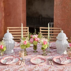 Pink Capri Lettuce Starter Plate (Set Of 4)|Mrs. Alice