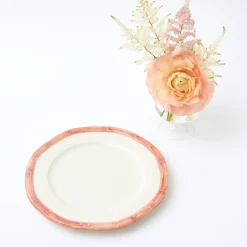 Pink Geometric Bamboo Starter Plate (Set Of 4)|Mrs. Alice Hot