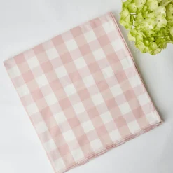 Pink Gingham Tablecloth|Mrs. Alice Clearance