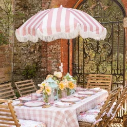 Pink Gingham Tablecloth|Mrs. Alice Clearance