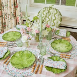 Pink Gingham Tablecloth|Mrs. Alice Clearance
