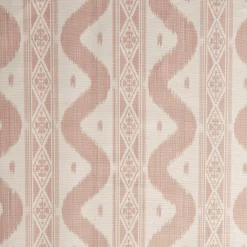 Pink Ikat Stripe Fabric|Mrs. Alice