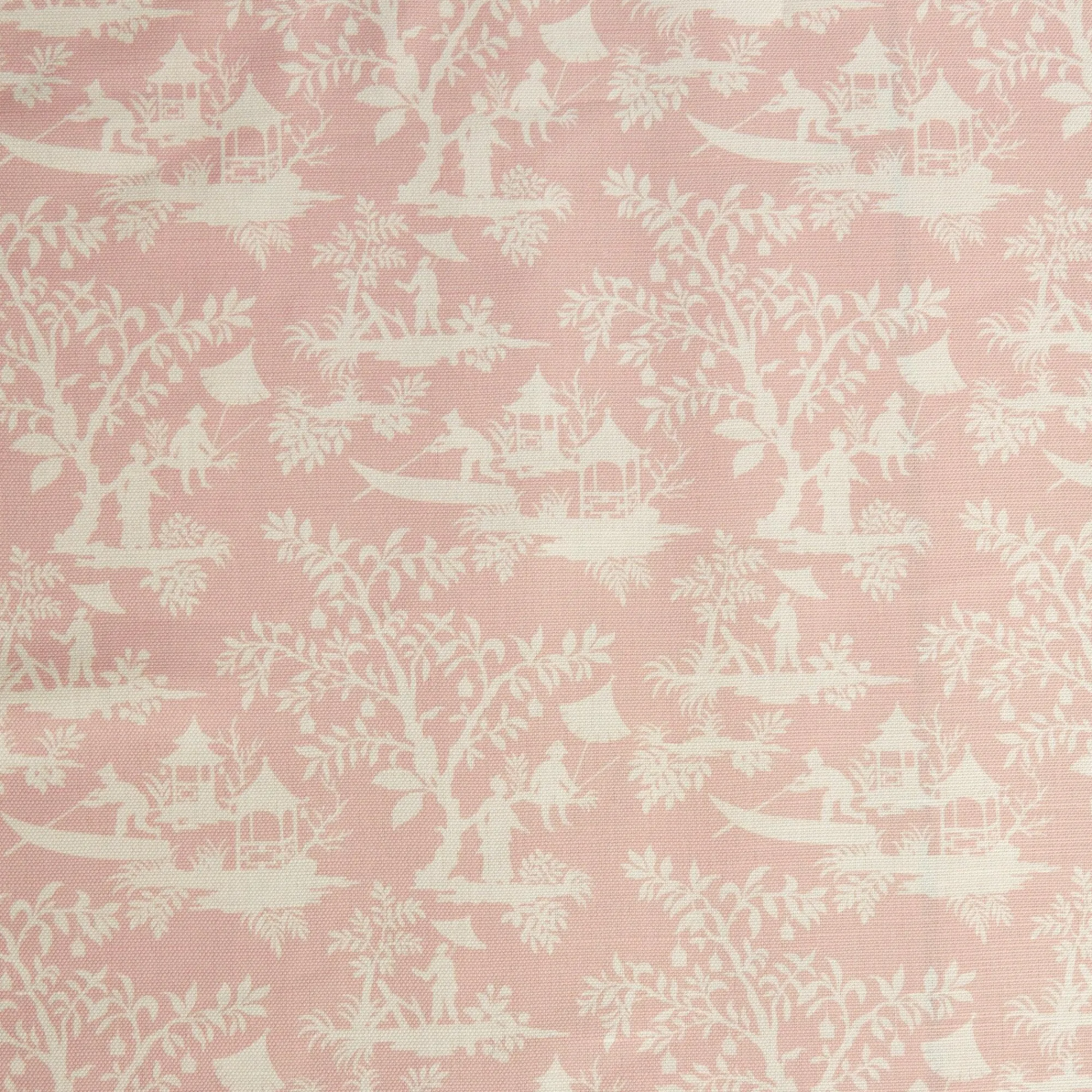 Pink Pagoda Garden Fabric|Mrs. Alice Discount