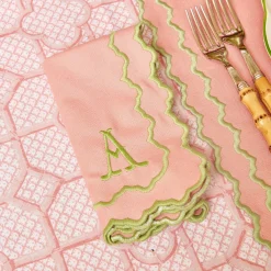 Pink Penelope Napkins (Set Of 4)|Mrs. Alice Online