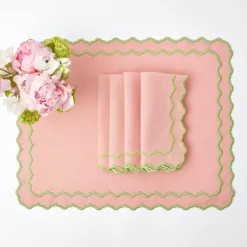 Pink Penelope Placemats (Set Of 4)|Mrs. Alice Sale