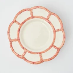 Pink Petal Bamboo Dinner Plate|Mrs. Alice Discount