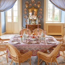 Pink Petal Bamboo Dinner Plate|Mrs. Alice Sale