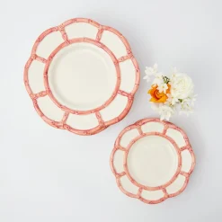 Pink Petal Bamboo Dinner Plate|Mrs. Alice Sale
