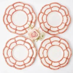 Pink Petal Bamboo Starter Plate|Mrs. Alice Online