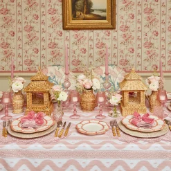 Pink Petal Bamboo Starter Plate|Mrs. Alice