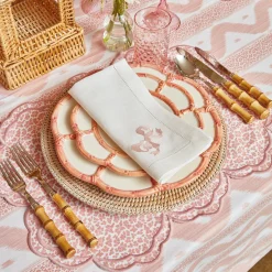 Pink Petal Bamboo Starter Plate|Mrs. Alice