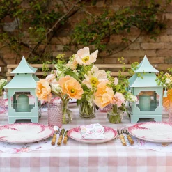 Pistachio Green Pagoda Lantern|Mrs. Alice
