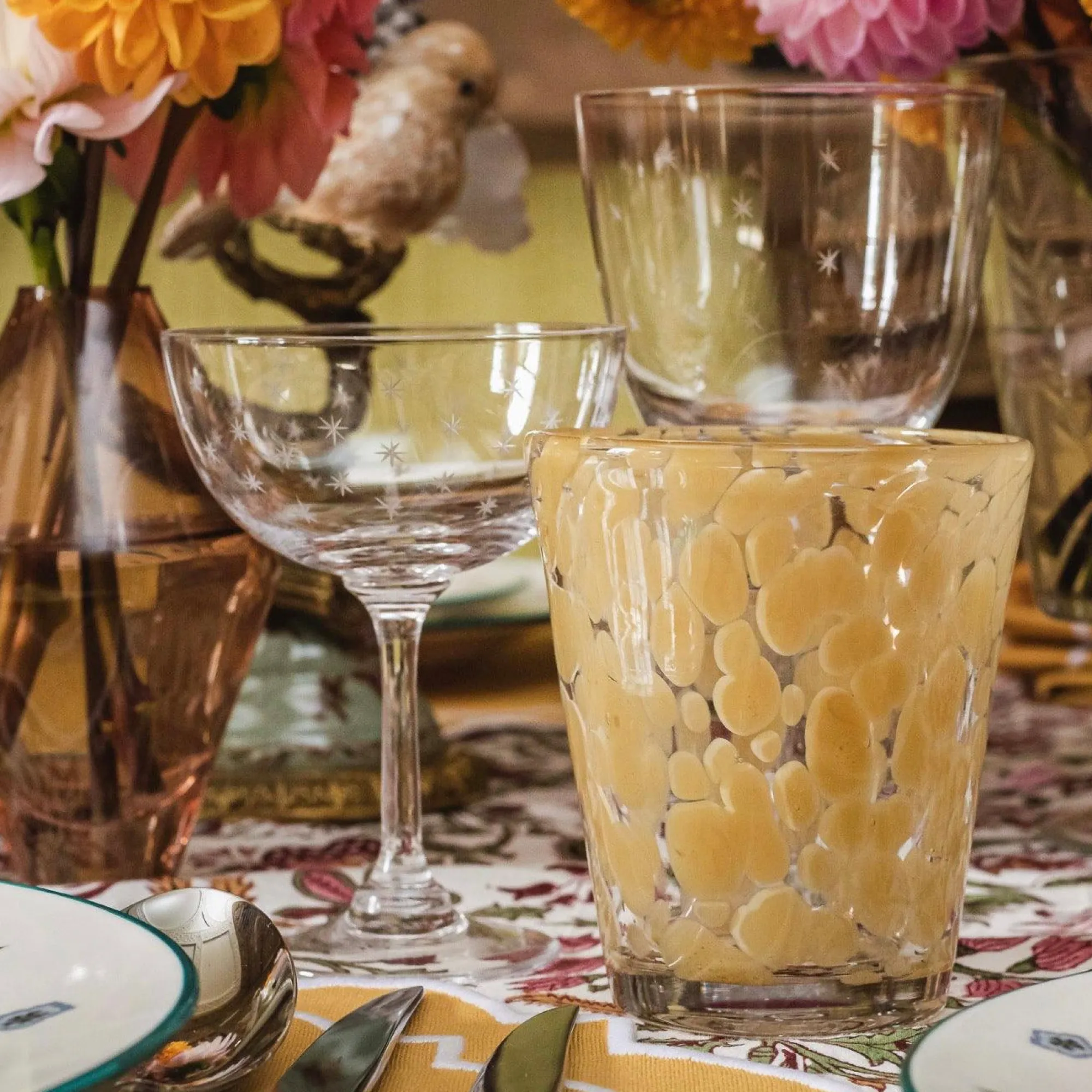 Poppy Prosecco Coupe (Set Of 6)|Mrs. Alice New