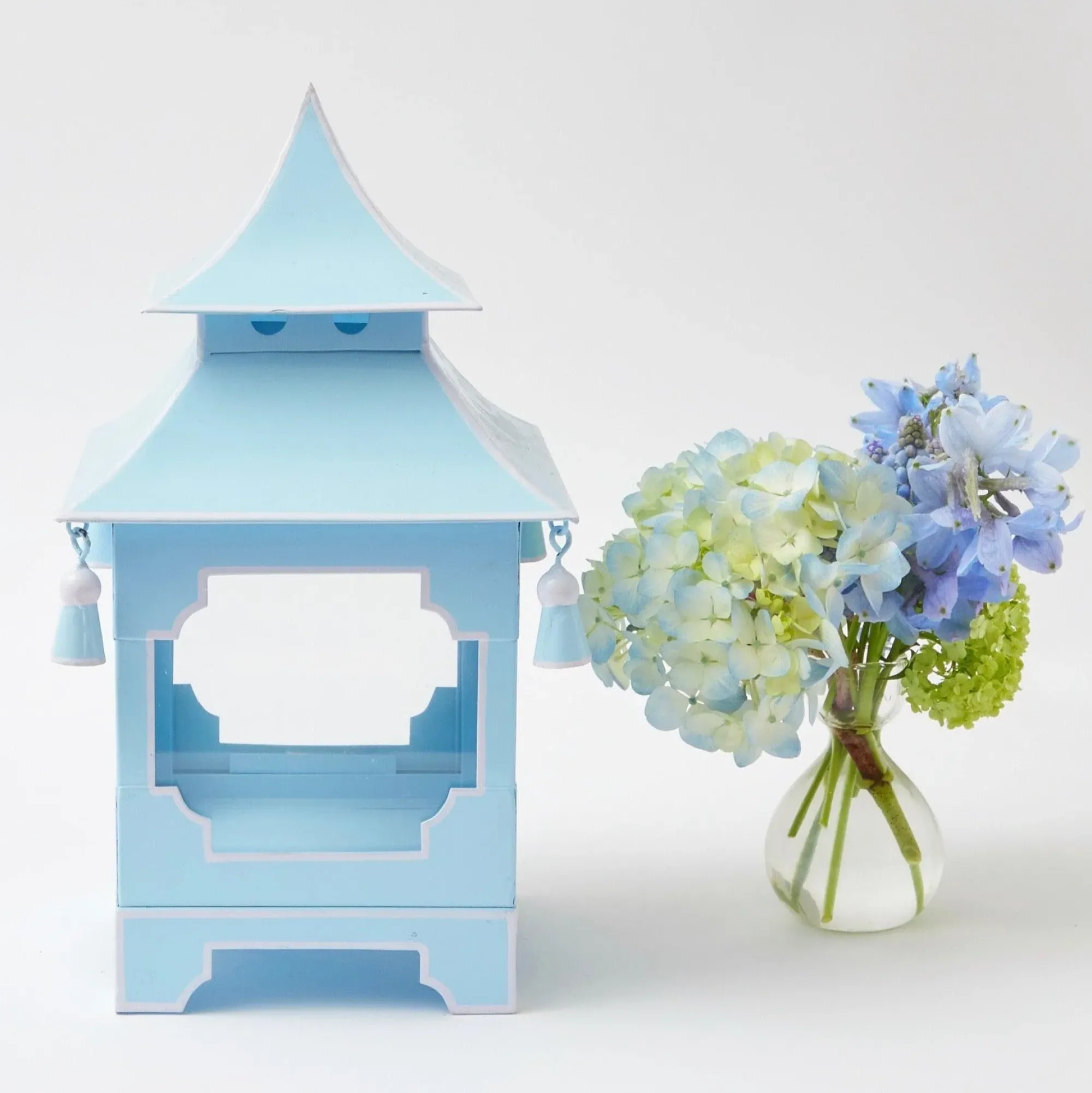 Powder Blue Pagoda Lantern|Mrs. Alice Sale