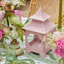 Powder Pink Pagoda Lantern|Mrs. Alice Best