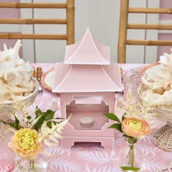 Powder Pink Pagoda Lantern|Mrs. Alice Best