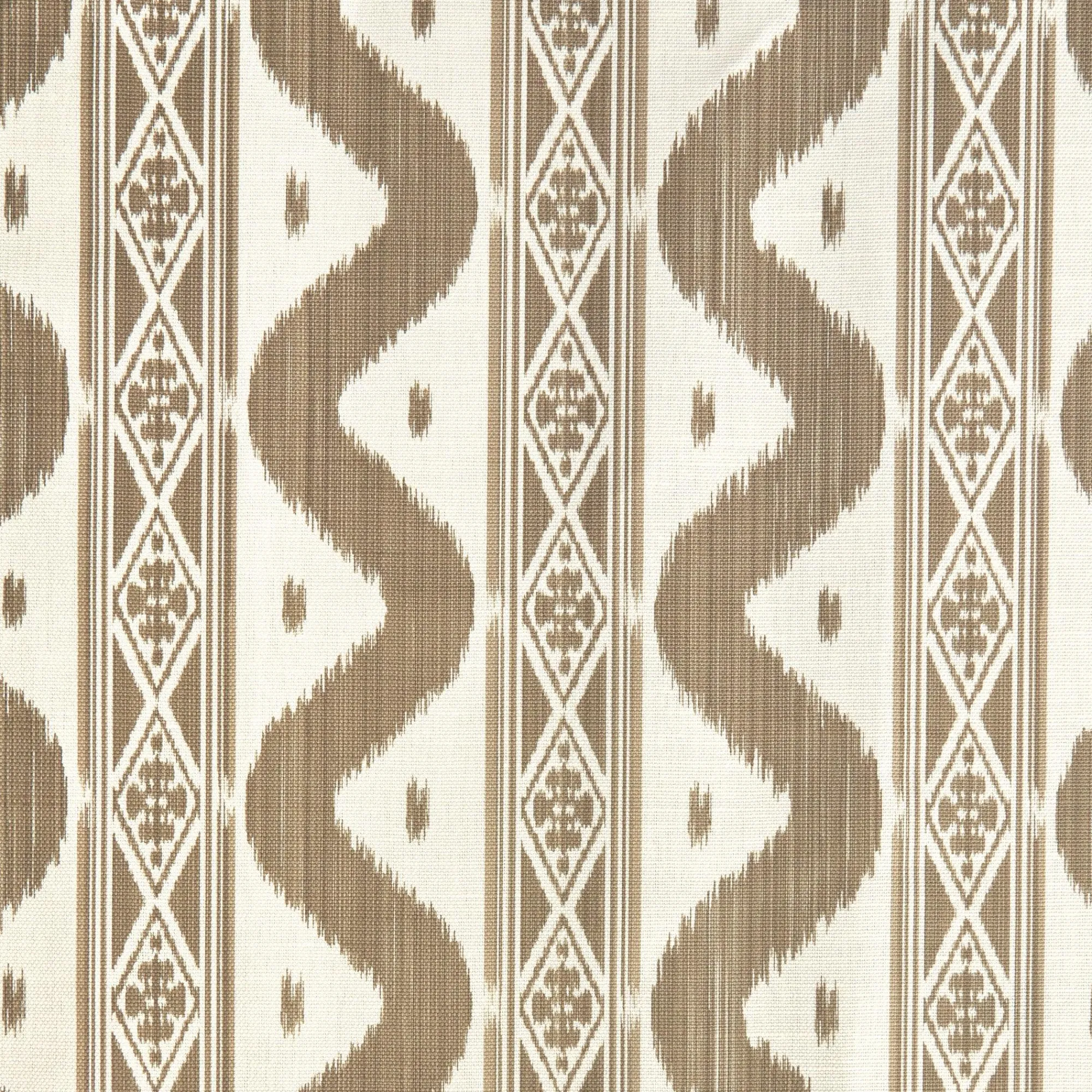 Putty Ikat Stripe Fabric|Mrs. Alice Clearance