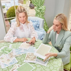 Putty Pagoda Garden Fabric|Mrs. Alice Clearance