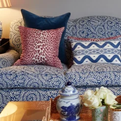 Raspberry Pink Leopard Fabric|Mrs. Alice