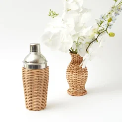 Rattan Cocktail Shaker|Mrs. Alice Outlet