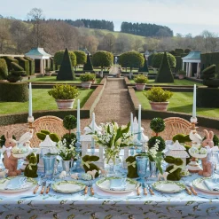 Rattan Ribboned Rabbit With Basket (Pair)|Mrs. Alice Best