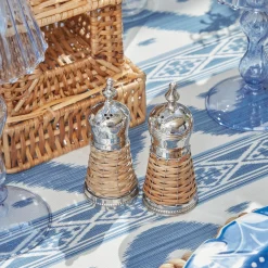 Rattan Salt & Pepper Set|Mrs. Alice Hot