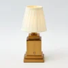 Rechargeable Table Lamp & Shade|Mrs. Alice Clearance
