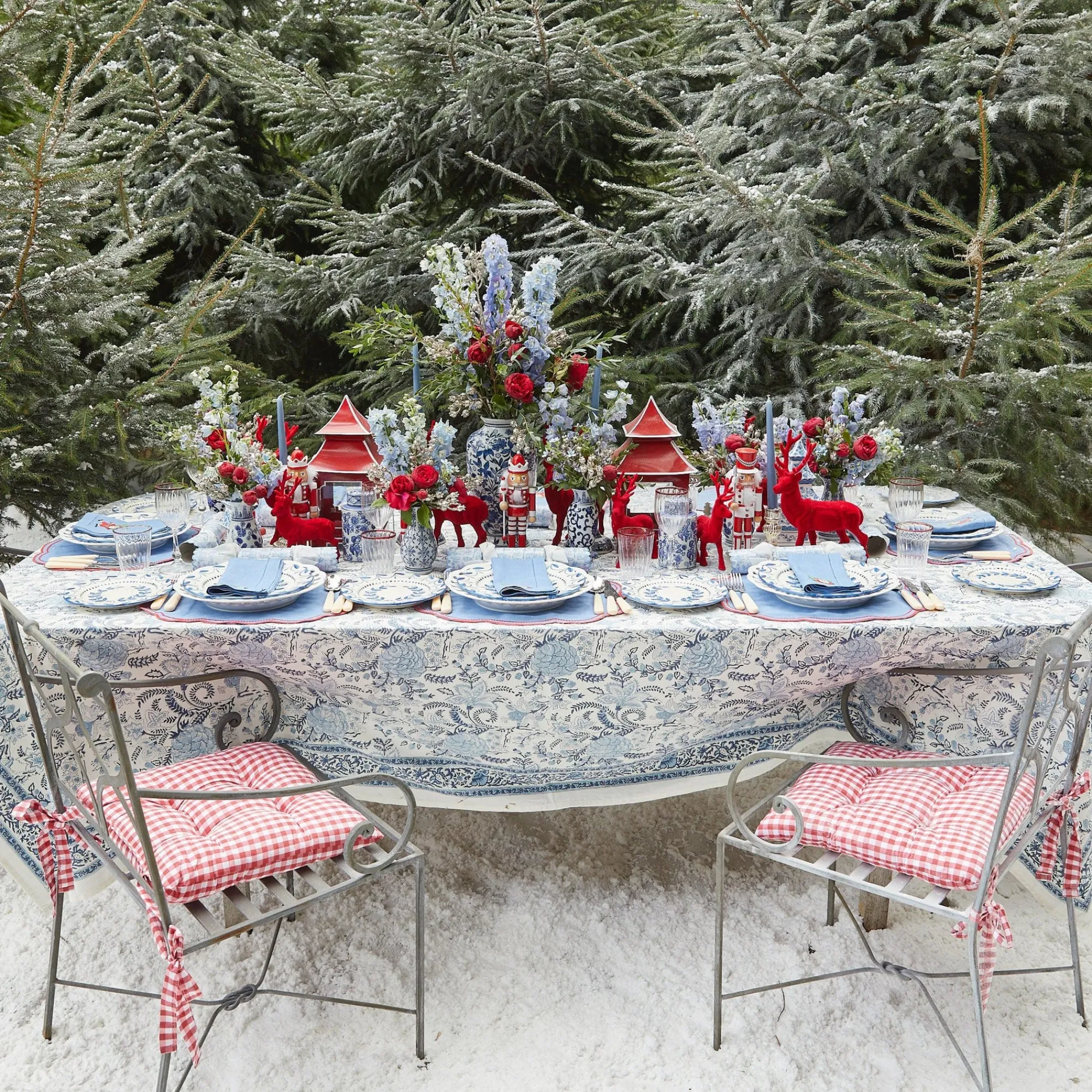 Red Rim Glassware (Set Of 8)|Mrs. Alice Discount