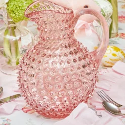 Rose Pink Hobnail Jug|Mrs. Alice Discount