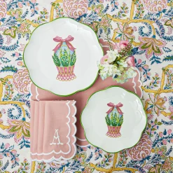Scalloped Easter Dinner & Starter Plate (Set Of 8)|Mrs. Alice Outlet