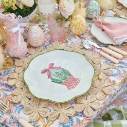Scalloped Easter Dinner Plate|Mrs. Alice Clearance