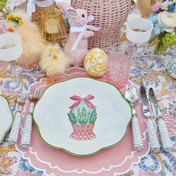 Scalloped Easter Dinner Plate (Set Of 4)|Mrs. Alice Best