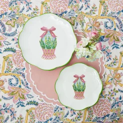 Scalloped Easter Starter Plates (Set Of 4)|Mrs. Alice