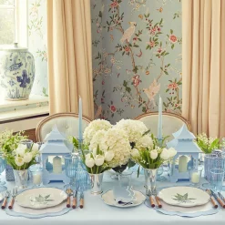 Scalloped Lily Of The Valley Dinner Plate|Mrs. Alice Clearance