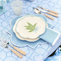 Scalloped Lily Of The Valley Dinner Plate|Mrs. Alice Clearance