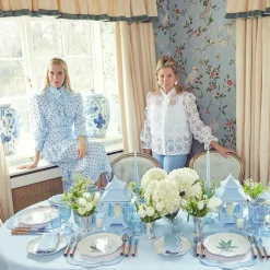 Scalloped Lily Of The Valley Dinner Plate (Set Of 4)|Mrs. Alice Sale