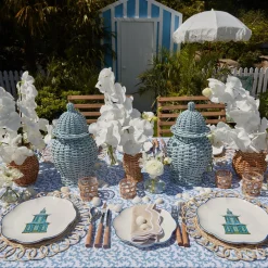 Scalloped Pagoda Dinner Plate|Mrs. Alice Best