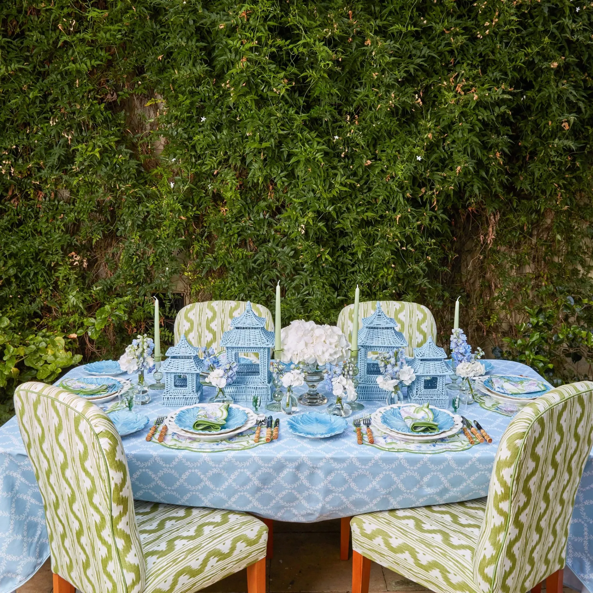 Serena Cabbage Dinner & Starter Plates (Set Of 8)|Mrs. Alice New